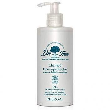 Dr. Tree | Champú Dermoprotector Cueros Cabelludos Sensibles | Limpieza, Brillo Y Fuerza | Refuerza El Microbioma | 99% Ingredientes Naturales, Incoloro, 250 Mililitro