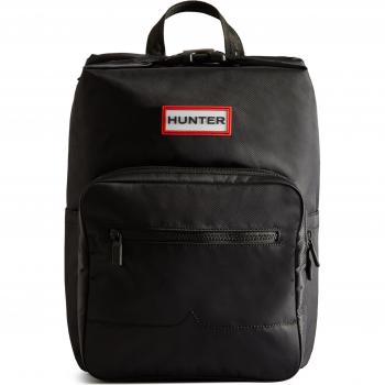Mochila Unisex Nylon Pioneer Mediana Topclip Hunter Negra Talla Única
