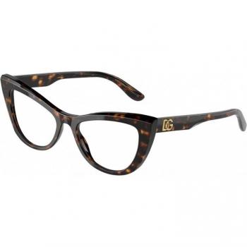 Dolce & Gabbana DG3354 Col. 502 Cat Eye Havana Sunglasses for Women