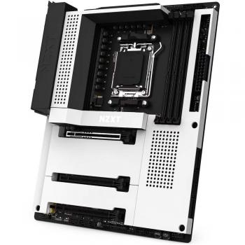 Placa base NZXT N7 B650E Blanca ATX - Soporte AMD AM5, DDR5, Wi-Fi 6E