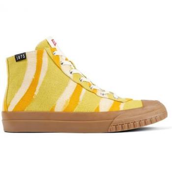 CAMPER Camper x EFI - Men's Sneakers - Orange/Yellow/White, Size 45, Cotton FabricCAMPER Camper x EFI - Men's Sneakers - Orange/Yellow/White, Size 11, Cotton Fabric