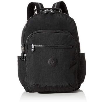 Kipling SEOUL Mochila tipo casual, 44 cm, 27 litros, Negro