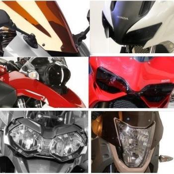 BMW k75rt/100Lt/K100RS/K1100RS/ámbar Iridium no legal en carretera faros delanteros de pantalla