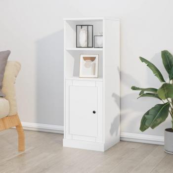 Aparador Alto Blanco 36x35,5x103,5 cm Madera Multicapa