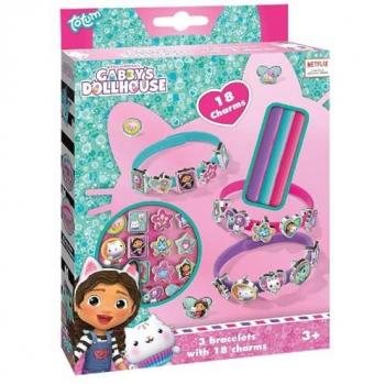 Conjunto de Pulseras DIY Gabby's Dollhouse con 18 Charms