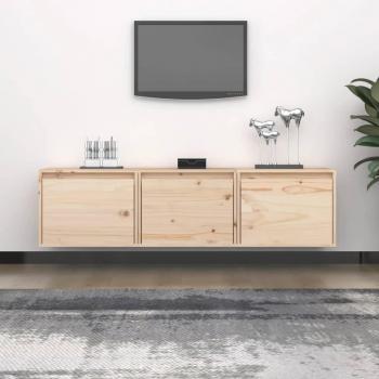 vidaXL Muebles para TV 3 piezas madera maciza de pino