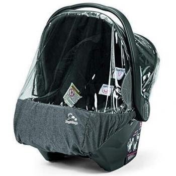 Peg-Pérego Rain Cover - Plástico de lluvia para silla de coche, grupo 0, color transparente