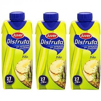 Bebida refrescante de zumo de piña 3x330ml disfruta juver