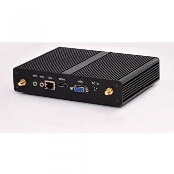 New Haswell Celeron 3865U Mini Box PC Fanless PC HTPC with 4G RAM and 64G SSD Support Linux/Windows USB3.0 WiFi Included GbE VGA HDMI HD 1080P