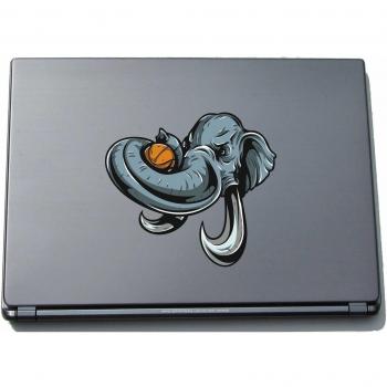 Indigos UG sport110-210 - Pegatina para Ordenador portátil, diseño Elephant with Ball, 210 x 233 mm