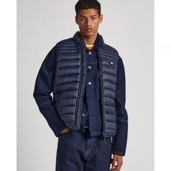 Chaleco Acolchado Pepe Jeans Balle para Hombre en Color Azul Marino o Negro