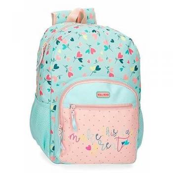 Mochila Escolar Adaptable a Carro Roll Road Reina de Corazones 40 cm Multicolor