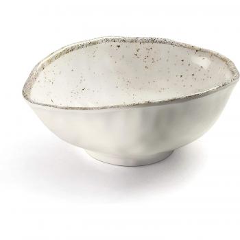 Bol ovalado de melamina Lacor Earth 16,3x12,3x4,7 cm libre de BPA, 220 ml