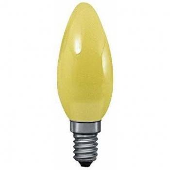 Paulmann Leuchten Paulmann 402.22 Vela Bombilla 25 W E14 40222, cristal, 25 W, Amarillo, 9.7 x 35 x 9.7 cm