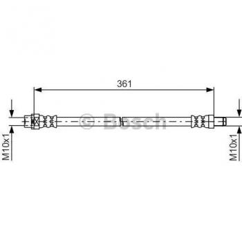 Manguera de freno Bosch BH1484 - 1987481600