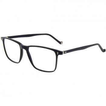 Hackett HEB264 001 Gafas Recetadas para Hombre Negras con armazones negros y lentes de 55 mm