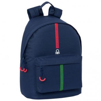 Mochila Benetton Italy 41cm con Compartimento para Portátil de 14,1