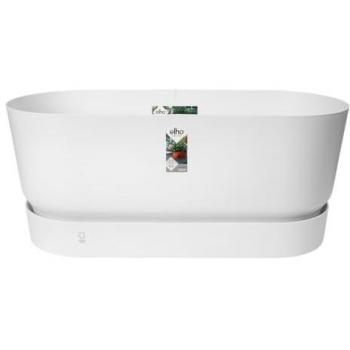 Maceta Elho Terrase 80 Wheels 35 x 78 x 34 cm Blanco