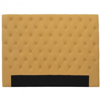 Cabecero de Cama Ixia 162 x 10 x 120 cm Madera Mostaza