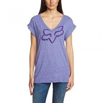 Fox T-Shirt Clouded V-Neck - Camisa / Camiseta para mujer, color ultraviolet, talla XS