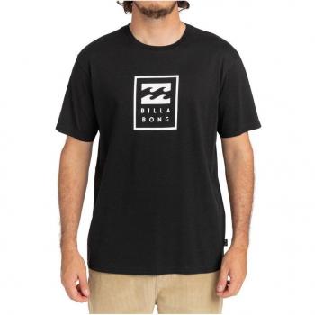 Camiseta Billabong Unity Stacked Negra - Diseño urbano y moderno