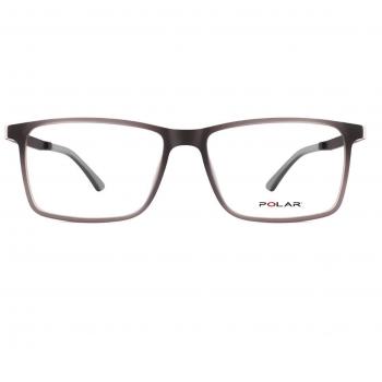 Gafas Recetadas Polar 525 con Clip-On 29 para Hombre, Armazones Cristal, Lentes Transparentes de 56