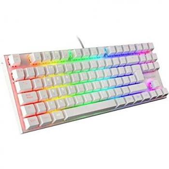 Genesis Teclado Gaming Thor 303 TKL RGB Blanco MECANICO Brown Switch