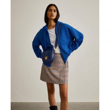 Chaqueta de mujer de punto con monograma jaquard Lion of Porches