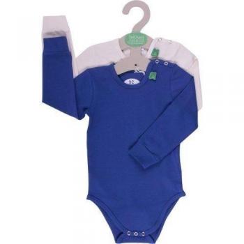Fred's World by Green Cotton Sl Body Mix 2 Pack Mazarine + Cream - Pelele para bebé, pack de 2, talla 3 meses