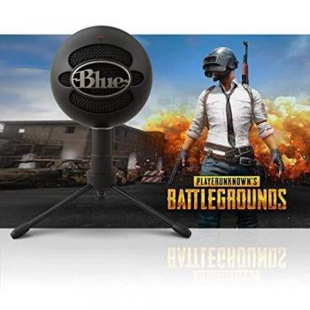 Blue Microphones Snowball - Black iCE + PlayerUnkown's Battleground Streamer Bundle, color Negro