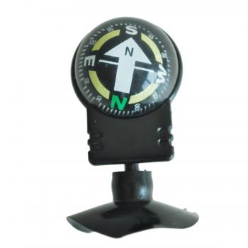 Dcolor Brujula Brujula Compas Negro Plastico con Ventosa para Coche
