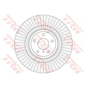 TRW DF6498S Rotores de Discos de Frenos