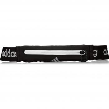 adidas Run Belt - Cinturón Unisex, Color Negro/Gris, Talla única