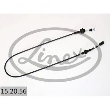 Cable del Acelerador LINEX 15.20.56 - Tipo: Cable de acelerador, Compatible con diversas marcas de vehículos, Longitud: estándar para instalación fácil, Material: alta resistencia y durabilidad, Diseño ergonómico para mejor