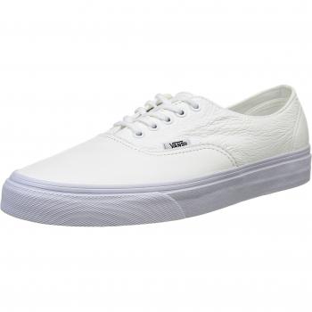 Vans U Authentic Decon Leather - Zapatillas bajas, unisex, color blanco