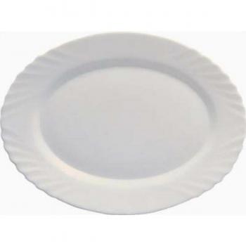 Fuente oval 36 cm Ebro blanco