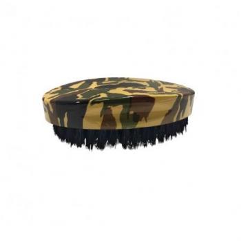 Cepillo Barba y Cabello Color Militar Epsilon - Cepillo de pelo con diseño militar, fabricado por Epsilon, ideal para barba y cabello, fácil de manejar y resistente