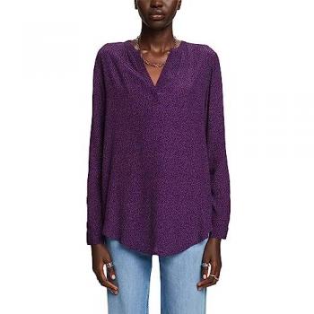 Esprit Women's Lenzing™ Ecovero™ Blouse - Dark Pink, XS