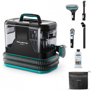Rowenta Clean It IN5020 - Limpiador de manchas portátil para alfombras, 750W, adecuado para mascotas, elimina líquidos y manchas eficazmente