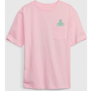 Camiseta de niño manga corta y cuello redondo de Gap