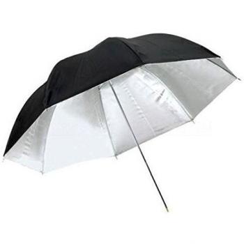BRESSER SM11 Paraguas reflectante blanconegro 83cm