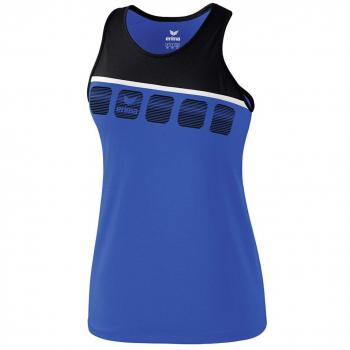 Erima GmbH 1081922 Top de Deporte, Mujer, New Royal/Negro/Blanco, 34