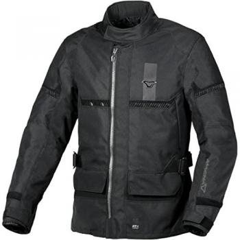 Chaqueta de Moto Macna Signal Impermeable Negra XL Unisex Adulto