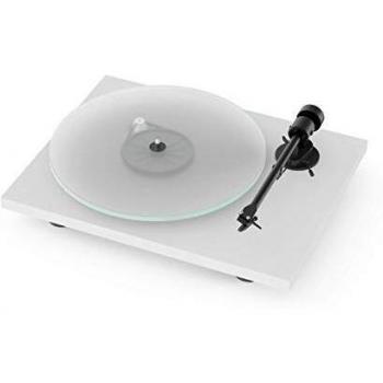 Pro-Ject T1 BT White Turntable - Bluetooth Enabled, High-Quality Vinyl Playback, Elegant White Finish, Built-in Phono Preamp, Automatic Speed Change (33/45 RPM), Lightweight Design, Easy Setup
