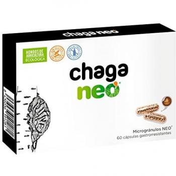 Mico NEO | Chaga Neo | Extracto Seco de Chaga | Hongo Siberiano | Complemento Alimenticio para Favorecer el Sistema Inmunológico | 60 Cápsulas