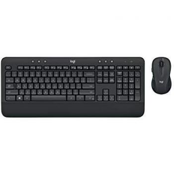 Logitech MK545 Advanced Wireless Keyboard and Mouse Combo, RF Wireless, QWERTZ Layout, German, Black