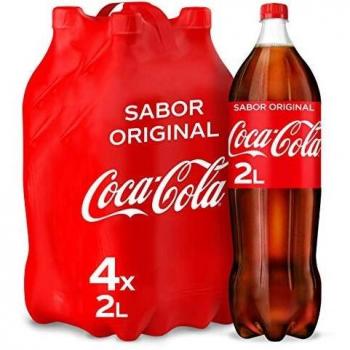 Coca-Cola Sabor Original - Refresco de cola - Pack 4 botellas 2L