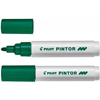 Marcador Permanente Verde de Punta Redonda 4.5 mm