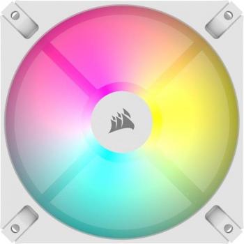Corsair iCUE AF120 RGB LED Low Noise Cooling Fan White 120mm Single Pack CO-9050079-WW
