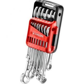 Facom - Juego de 14 llaves combinadas estándar de 7 a 24 mm con estuche 440.JP14